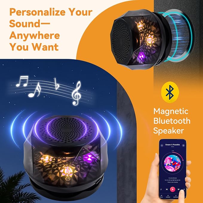 Patio Gazebo 8'x8' with LED Lights & Bluetooth Speaker, Heavy Duty Outdoor - Image 4
