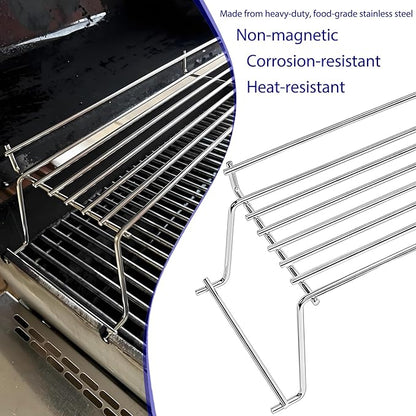 Warming Rack for Weber Genesis 300 Series(2007-2016), Genesis E310, E320, E330, S310, S320, S330, Stainless Steel Grill Parts Replacement for Weber 65054, 81323, 62749