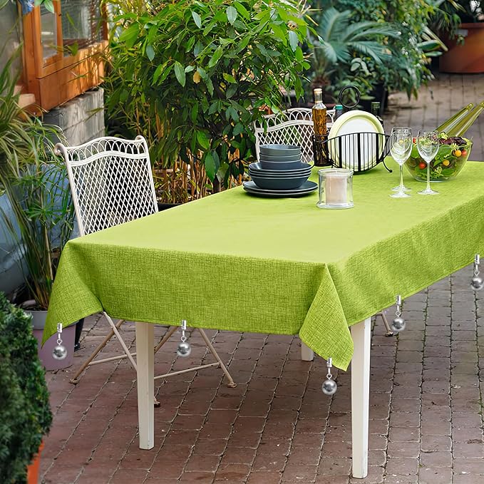 Tablecloth Flags Weights, Stabilizing Tablecloth Flags Down, Clip Weights on Other Fabrics for Camping Picnic Travel Party, Useful Fixed Fabric Tools at Outside Events, 10 Pack
