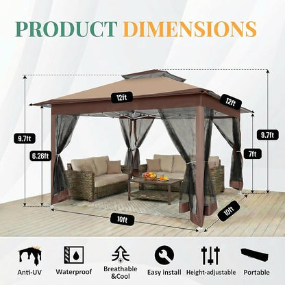 COBIZI 12x12 Pop Up Gazebos On Clearance - Image 3
