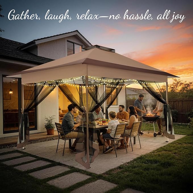 COBIZI 10x15 Pop up Canopy Gazebos on Clearance-Canopy Tent - Image 2