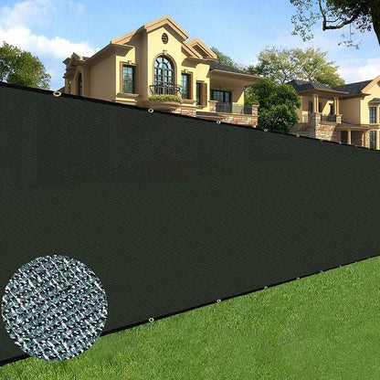 Sunnyglade 4 feet x 150 feet Privacy Screen Fence Heavy Duty Fencing Mesh Shade Net Cover for Wall Garden Yard Backyard (Green, 4 ft X 150 ft)