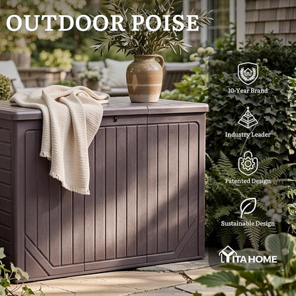 YITAHOME 230 Gallon Extra Large Outdoor Storage Box | Waterproof - Image 9