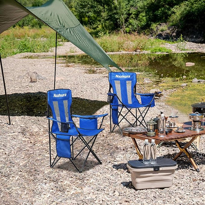 Nazhura 4 Pack Outdoor Camping Chairs Folding/Foldable/Portable - Image 6