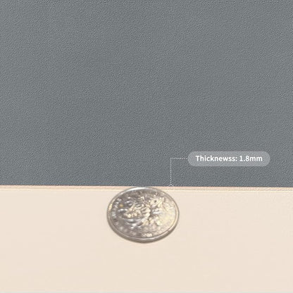 Table Pad for Dining Room Table - Can Be Used On Both Sides Waterproof and Easy to Clean Good Flatness Used for Dining Table(Off White+Light Gray 44x72)