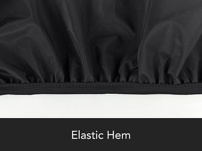 Covermates Grill Cover - Weather Resistant Outdoor Cover, Heavy Duty BBQ Covers for Large Outdoor Kitchen, Classic 12-Guage Vinyl, 53 Inch, Black