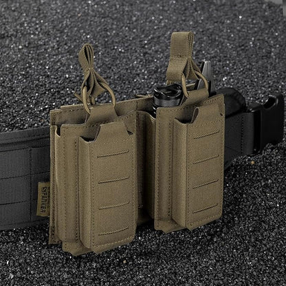 EXCELLENT ELITE SPANKER Tactical Open-Top Single/Double/Triple Molle Mag Pouch for Pistol Mag Pouch Tactical Bag Accessories Holder
