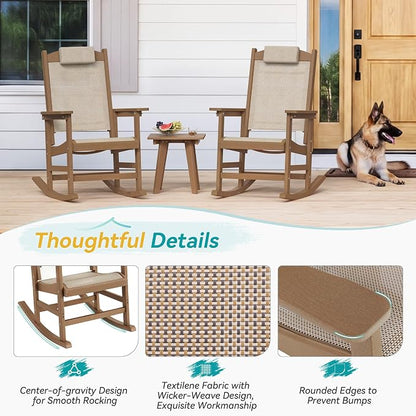 Outdoor Rocking Chair Set of 2 - Image 7