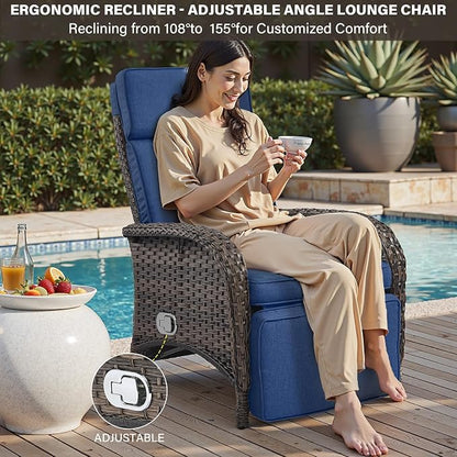 Versatile Outdoor Recliner Chair - Image 4