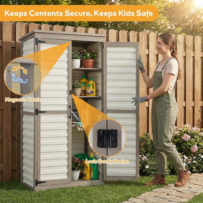 PetsCosset Outdoor Storage Cabinet - Image 4