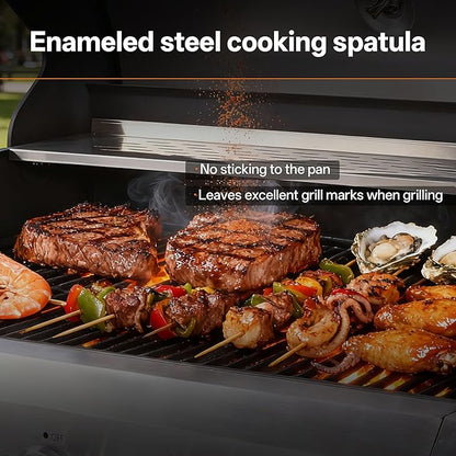 Endark 5-Burner 58,500 BTU Stainless Steel Propane Gas Grill | Outdoor BBQ Grill with Side Burner & Porcelain Grates | Wheeled for Patio, Garden, Backyard