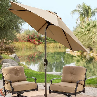 7.5 ft Patio Umbrella, Yard Umbrella, Outdoor Market Umbrella - Image 7