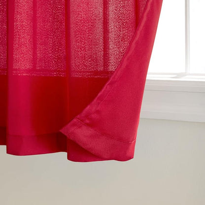 TOWN & COUNTRY BASICS Cabana Solid Heavyweight Indoor Outdoor Curtains - Image 2