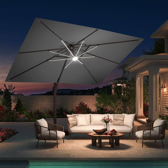 10 X 13 FT Cantilever Patio Outdoor Umbrella - Image 2