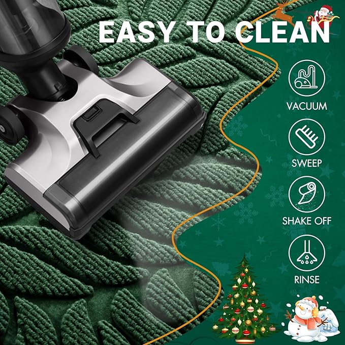 Yimobra 47x32 Large Door Mat Outdoor Indoor, All-Season Waterproof Door Mat Outside Entrance, All-Weather Non-Slip Outside Doormat for Garage Patio Entryway, Green