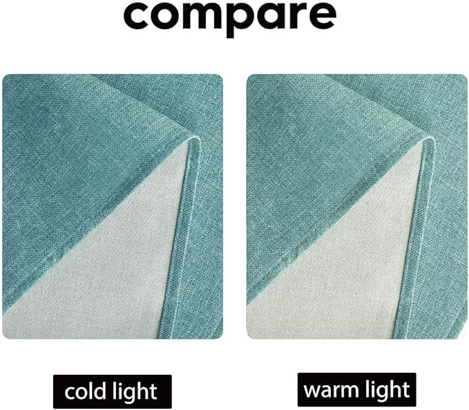 Artoid Mode Turquoise Aqua Table Runner, Seasonal Summer Washable Kitchen Dining Table Decoration for Home Party Decor 13x120 Inch