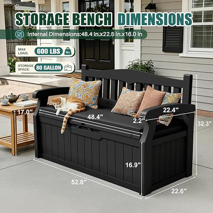 Devoko 80 Gallon Storage Bench - Image 2