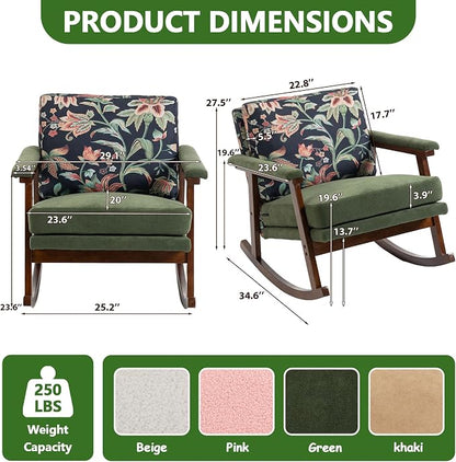 Outdoor Patio Rocking Chairs - Image 2