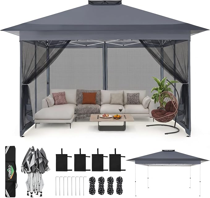 COBIZI 10x15 Pop up Canopy Gazebos on Clearance-Canopy Tent by COBIZI