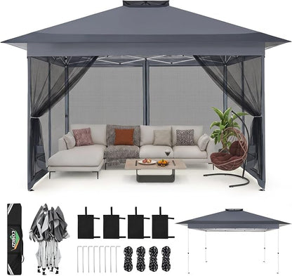COBIZI 10x15 Pop up Canopy Gazebos on Clearance-Canopy Tent by COBIZI