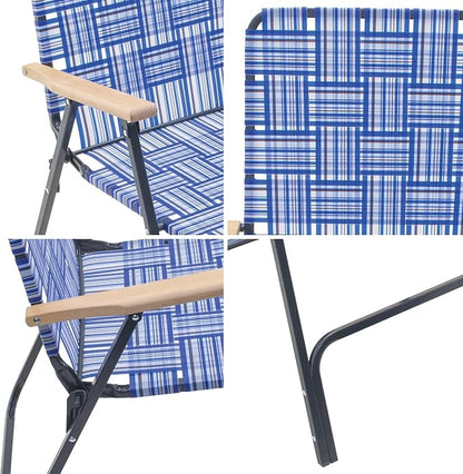 Garden Elements Folding Patio & Lawn Chairs – Steel Frame - Image 5