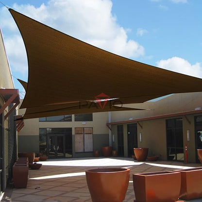 Patio Paradise 12' x 12' x 12' Sun Shade Sail Triangle Canopy Shade Cloth - Image 6