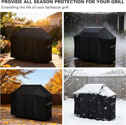 Heavy Duty 600D Grill Cover Fit for Napoleon 61500 Prestige PRO 500 and Prestige 500 Napoleon Rogue PRO 625 Gas BBQ Grill Accessories