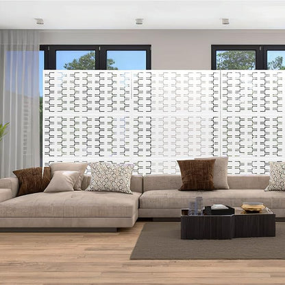 Elevens Free Decorative Privacy Screen with Stand, Outdoor Decor Privacy Fence Screen Metal Fence Panels, Outdoor Divider for Garden Patio Backyard, White-Brick (A-GE04009)