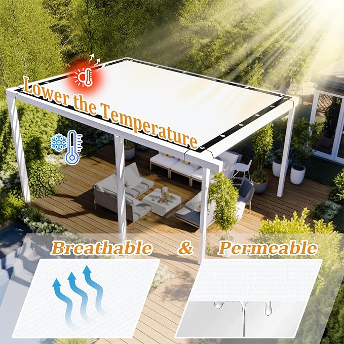 Shade&Beyond Customized Size 90% Sun Shade Cloth - Image 2