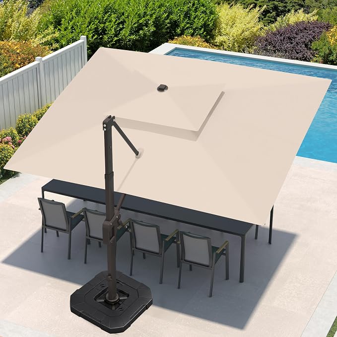 9x12 FT Outdoor Cantilever Patio Umbrella - Image 2