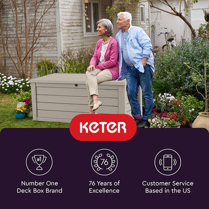 Keter Westwood 150 Gal Outdoor Storage Box - Image 9