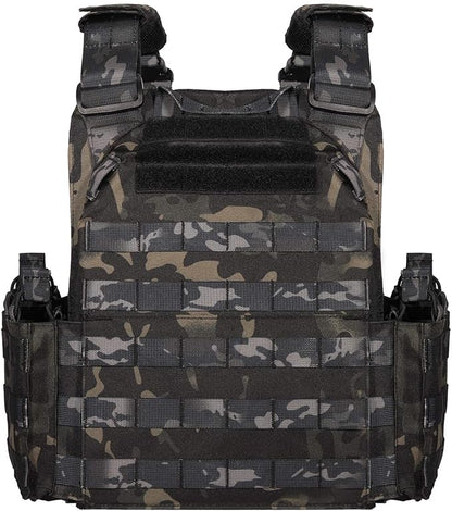 YAKEDA Quick Release Tactical Outdoor Vest for Adult