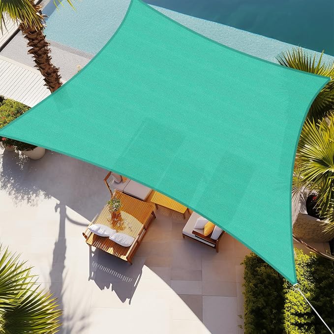 Shade&Beyond 15'x30' Sun Shade Sail Canopy Rectangle, UV Block Breathable by ShadeBeyond