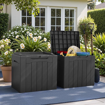 Greesum 31 Gallon Deck Box for Outside, All Weather Outdoor Storage Boxes for - Image 3