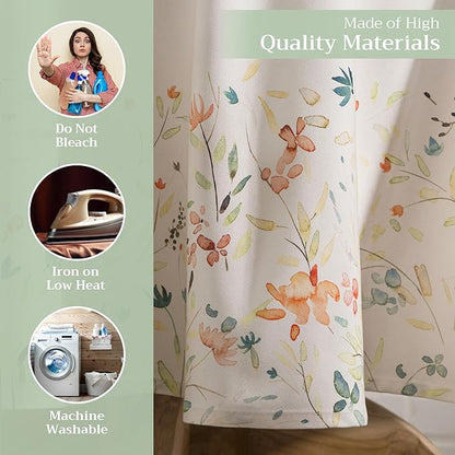Maison d' Hermine Table Cloth Round Table 100% Cotton 63 Inches Tablecloth Reusable Decorative Everyday Use for Dining Room, Farmhouse, Home, Party, Festive & Wedding Spring Summer - Colmar