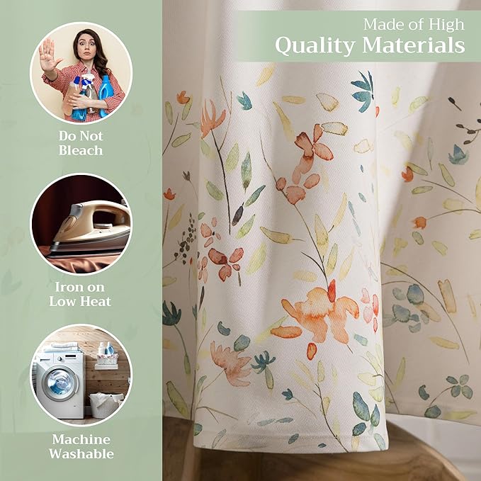Maison d' Hermine Table Cloth Round Table 100% Cotton 69 Inches Tablecloth Reusable Decorative Everyday Use for Dining Room, Farmhouse, Home, Party, Festive & Wedding Spring Summer - Colmar