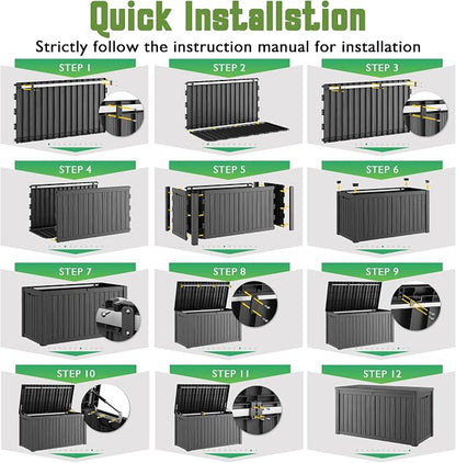 Outdoor Storage Waterproof Deck Box - Image 8