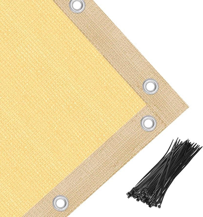 Amagenix 90% Shade Fabric 13'X 15' Sand Sun Shade Cloth - Image 5