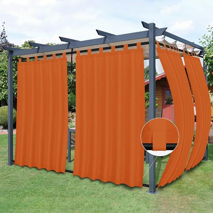 Easy-Going Outdoor Patio Curtains 2 Panels, 54x120 inch, Porch and Pergola by Easy-Going