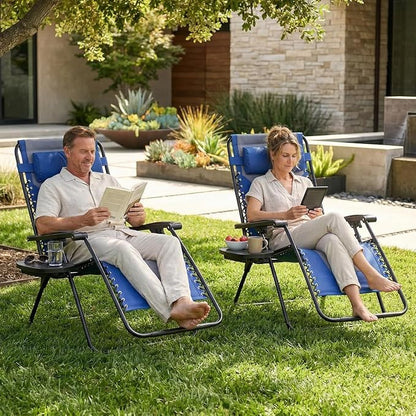 Alpen Zero Gravity Chair, Portable Padded Patio Chairs - Image 8