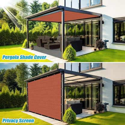 Amagenix 90% Pergola Shade Cover 5' X 11' Sun Shade Cloth - Image 5