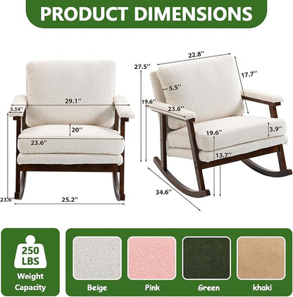 Outdoor Patio Rocking Chairs - Image 2