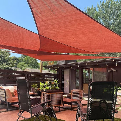 LOVE STORY 10' x 10' x 14' Triangle Sun Shade Sail by LOVESTORY