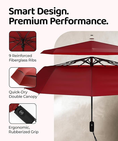 Windproof Travel Umbrella - Image 3