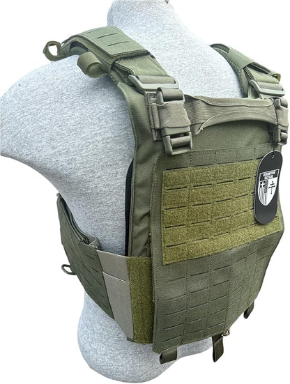 Redemption Crusader 2.0 Molle Quick Release Buckles Airsoft Vest With Adjustable Size Sides And Triple Pouch