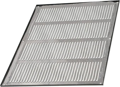 Repa Market 2-Pack Air Vent Cover 16x12 Inch (Outer Dimensions) Black Galvanized Steel Louvered Grill Cover with Mesh Screen/Wall or Ceiling Vent/HVAC Register for Indoor and Outdoor Ventilation