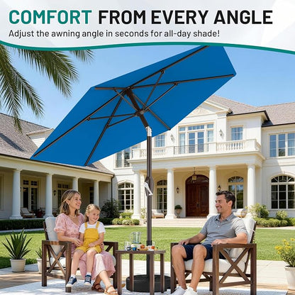 7.5FT Patio Umbrella Table Market Umbrella - Image 6