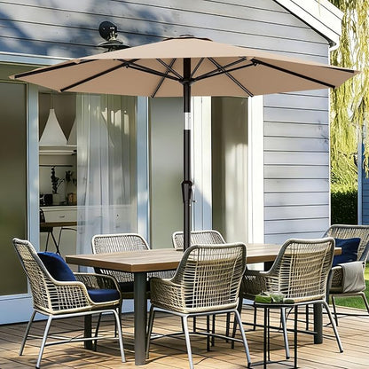 9 FT Patio Umbrella for Outdoor, Outdoor Table Umbrella - Image 2