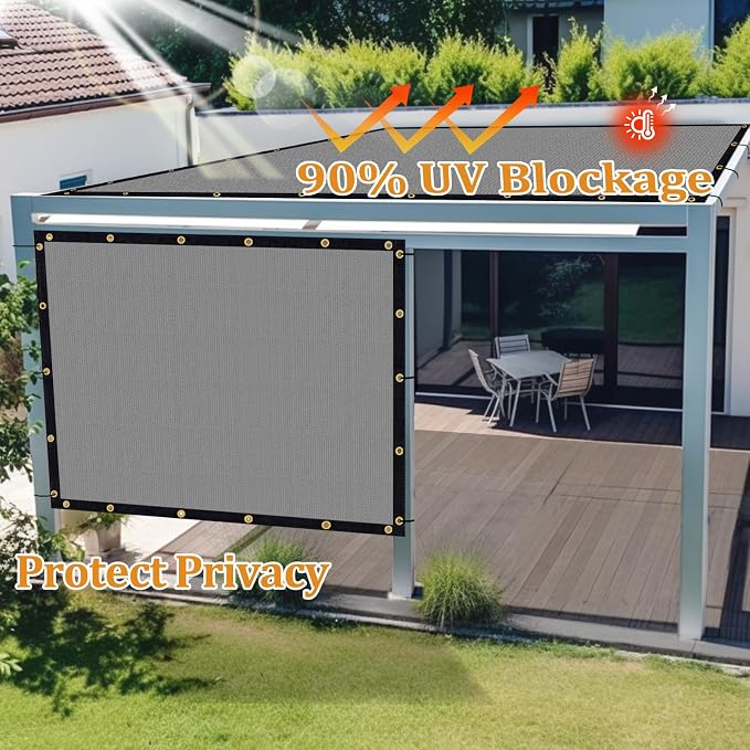 Shade&Beyond Customized Size 6' X 19' Shade Cloth - Image 5
