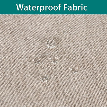 LORDTEX Burlap Linen Look Outdoor Curtain - Image 3